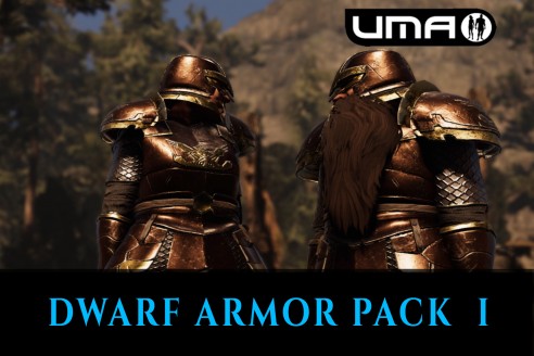 UMA Dwarf Armor Pack I UMA Dwarf Armor Pack I